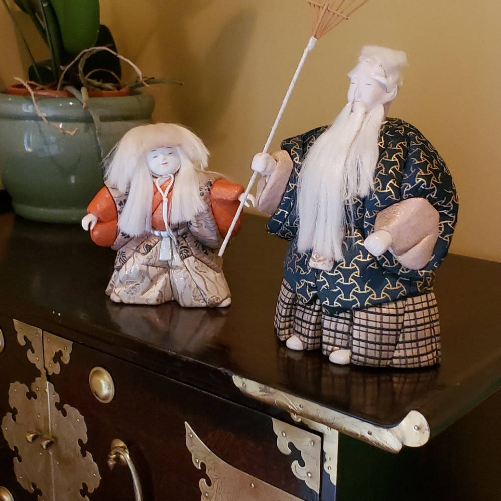 Beautifully Crafted Kabuki  Dolls
